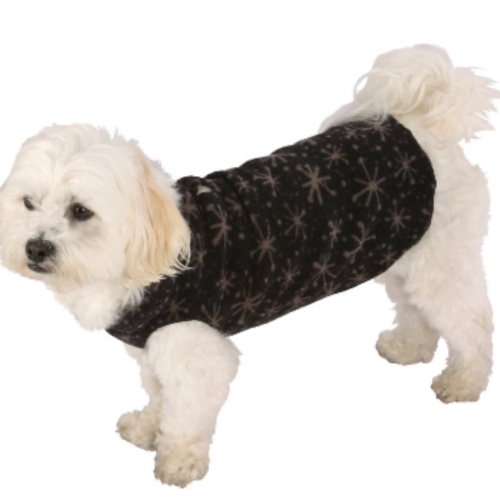 Ultra Paws Doga Tog Single Layer Starry Black-Small